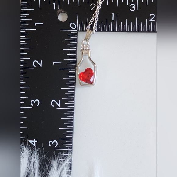 Heart In a Bottle Necklace   𝔹𝔼𝕊𝕋 𝕊𝔼𝕃𝕃𝔼ℝ 𝕃𝕀𝕄𝕀𝕋𝔼𝔻 𝕊𝕋𝕆ℂ𝕂 - Picture 4 of 4